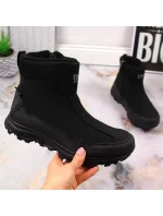 DK Jr DK58A nepromokavé zateplené sněhové boty černé DK Jr DK58A nepromokavé zateplené sněhové boty černé