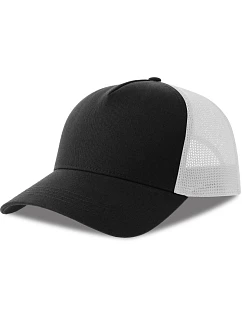 Atlantis Headwear Rapper Cotton-S 5 panelová Trucker kšiltovka 33.0260 black/white
