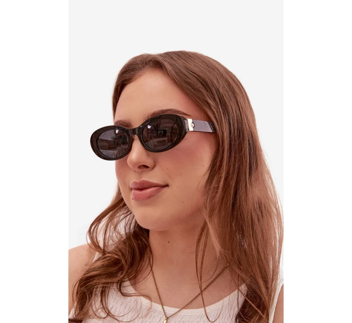 Dámské sluneční brýle s perlami Černé