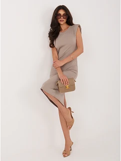 Sukienka MI SK model 22140557 ciemny bezowy - FPrice