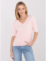 Sweter PM SW B model 21821376 jasny różowy - FPrice