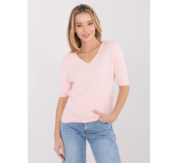 Sweter PM SW B model 21821376 jasny różowy - FPrice