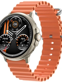 Chytré hodinky RUBICON RNCF15 Titan/Orange SMARUB258