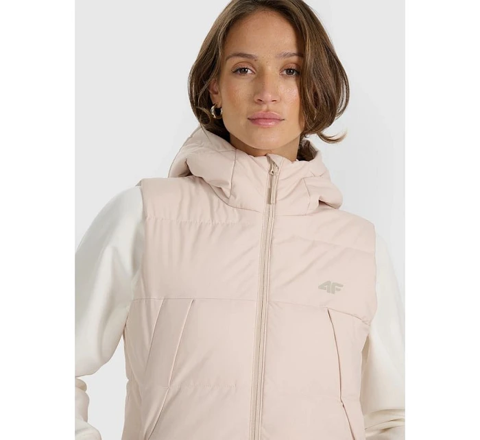 Dámské péřové tričko bez rukávů se syntetickou výplní 4F 4FRAW25TVJAF327-83S