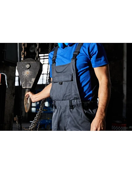 JN (2528) Pracovní kalhoty s laclem Strong carbon/black model 22533167 - Daiber JN (2528) Pracovní kalhoty s laclem Strong carbon/black model 22533167 - Daiber