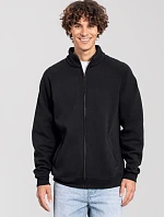 Fruit of the Loom Iconic Premium Sweat Jacket Mikina z těžké bavlny 16.2290 black