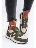 Dámské tenisky z ekologické kůže zelené Kajmány Dámské tenisky z ekologické kůže zelené Kajmány