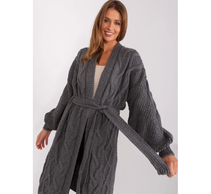 Cardigan BA SW 8020 1.36P tmavě šedá