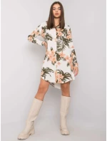 Sukienka TO KS jasny beżowy model 21011461 - FPrice Sukienka TO KS jasny beżowy model 21011461 - FPrice