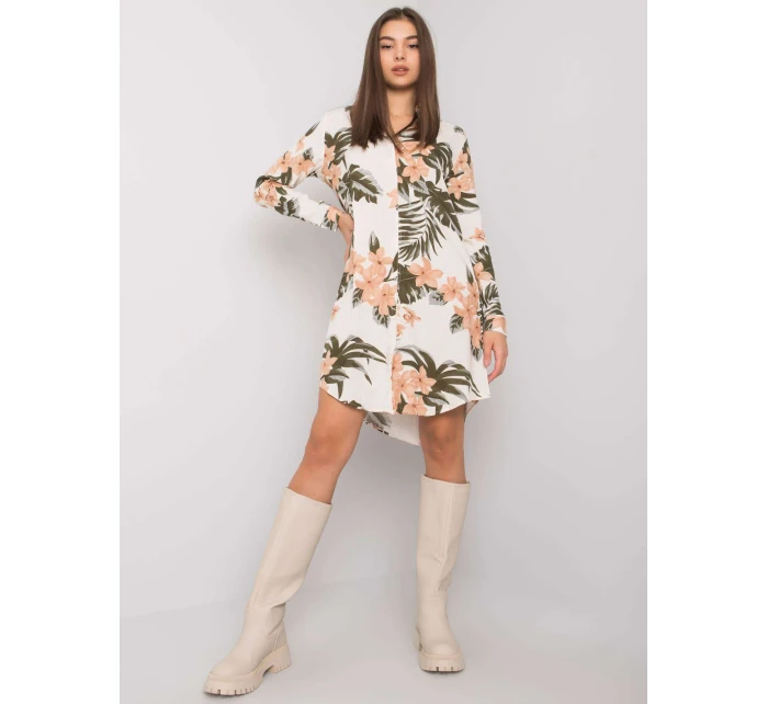 Sukienka TO KS jasny beżowy model 21011461 - FPrice Sukienka TO KS jasny beżowy model 21011461 - FPrice