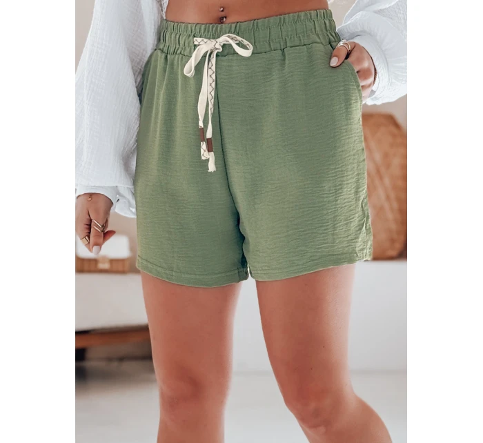 Dámské šortky NOT TOMORROW green FashionStreet SY0448