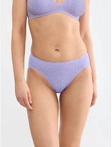 Dámské kalhotky ZERO Feel Bliss High leg - Light Lilac - lila 3874 - SLOGGI