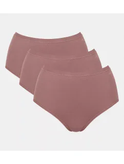 sloggi GO Daily Cotton Highwaist 3P - BROWN - SLOGGI BROWN - SLOGGI