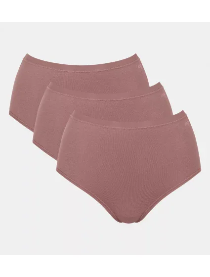 sloggi GO Daily Cotton Highwaist 3P - BROWN - SLOGGI BROWN - SLOGGI