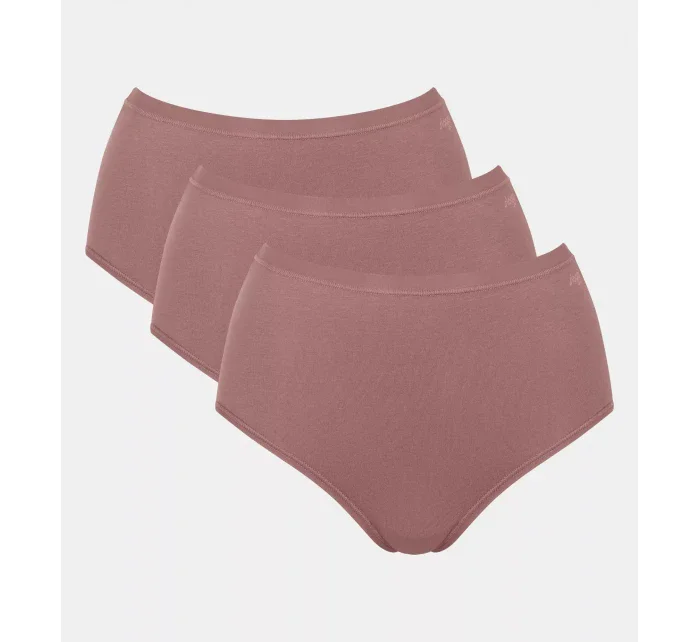 sloggi GO Daily Cotton Highwaist 3P - BROWN - SLOGGI BROWN - SLOGGI