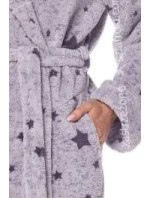 Dámský župan model 19466263 melange - L&L Dámský župan model 19466263 melange - L&L