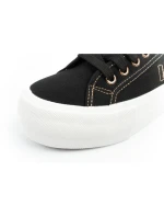 Lee Cooper dámská sportovní obuv na platformě černá se zlatými dámskými teniskami Lee Cooper dámská sportovní obuv na platformě černá se zlatými dámskými teniskami