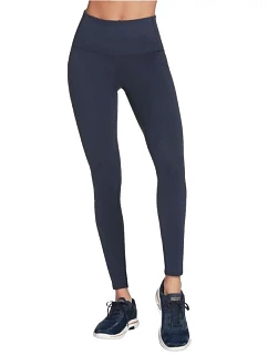 Legíny Skechers Go Walk s vysokým pasem W03LG30B-NVY, tmavě modré, velikost L