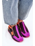 Kožené sneakersy na klínu Maciejka Černé 06853-15