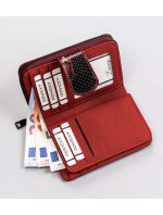 Dámské peněženky [DH] 76115 MSN 6615 GREEN černá a červená