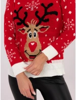 Sweter MI SW model 21800518 czerwony - FPrice Sweter MI SW model 21800518 czerwony - FPrice