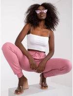 Tepláky TW DR 1033.16P tmavě růžová