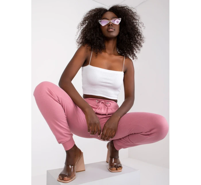 Tepláky TW DR 1033.16P tmavě růžová