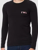 Pánské triko 111023 1A526 - 00020 - Černá - Emporio Armani