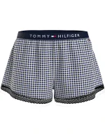 Dámské pyžamové šortky WOVEN SHORT PRINT UW0UW04944 02G tm. modro-bílé - Tommy Hilfiger Dámské pyžamové šortky WOVEN SHORT PRINT UW0UW04944 02G tm. modro-bílé - Tommy Hilfiger
