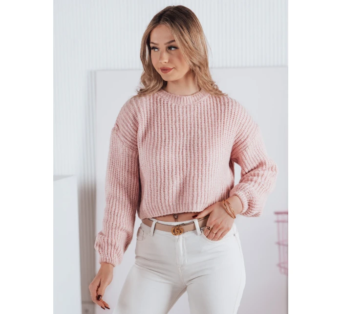 Dámský oversize svetr BILLIS pink FashionStreet MY2283