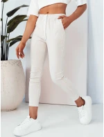 Dámské kalhoty MARINS s béžovými a bílými pruhy FashionStreet UY2081 Dámské kalhoty MARINS s béžovými a bílými pruhy FashionStreet UY2081