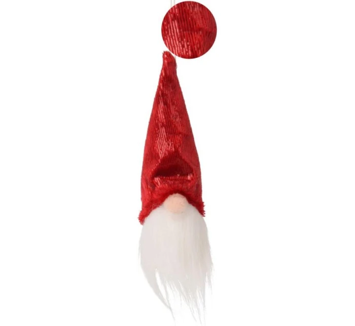 ZAWIESZKA DEKORACYJNA MIKOŁAJ model 21833443 CZERWONY