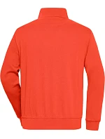 JN Pracovní mikina s 1/4 zipem 02.0 spicy orange model 22529087 - Daiber