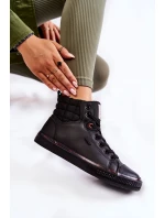 Dámské vysoké tenisky Cross Jeans KK2R4058C Černe