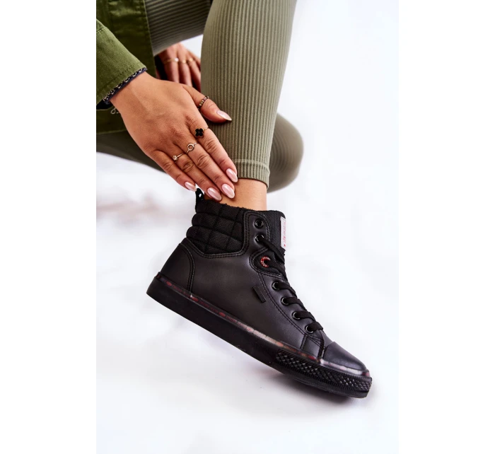 Dámské vysoké tenisky Cross Jeans KK2R4058C Černe