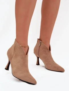 Boty na podpatku  model 217802 Step in style