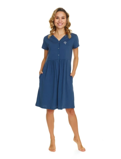 Dámská těhotenská košile 5336 blue - Doctornap Dámská těhotenská košile 5336 blue - Doctornap