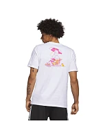 Stripe Spring Break Graphic Basketbalové tričko s krátkým rukávem M model 19583050 - ADIDAS