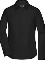 Daiber JN 681 Mikro keprová halenka s dlouhým rukávem 02.0681 black