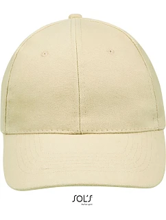 SOL'S 6 panelová baseballová kšiltovka beige model 22460853
