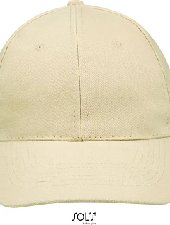 SOL'S Buffalo 6 panelová baseballová kšiltovka 25.8100 beige
