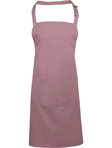 Premier PR 154 Zástěra s laclem a kapsou na břiše "Colours" 39.0154 rose