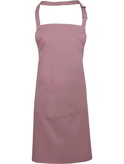 Premier PR 154 Zástěra s laclem a kapsou na břiše "Colours" 39.0154 rose