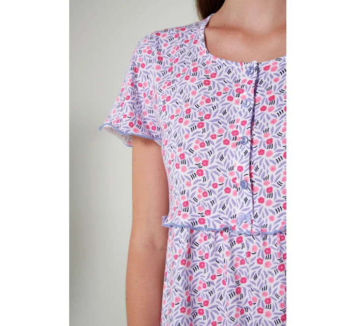 Noční košile s knoflíkovou légou model 19697121 - Vamp