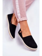 Dámské sametové espadrilky černé model 21535324 - Boto