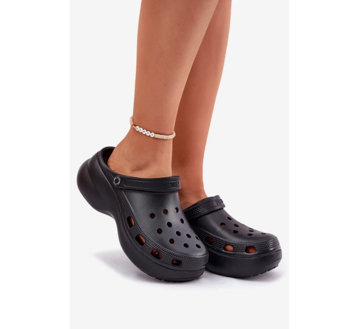 Pěnové Dámské Sandály Na Masivní Podešvi Big Star RR274A118 Černé Pěnové Dámské Sandály Na Masivní Podešvi Big Star RR274A118 Černé