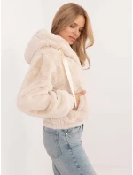 Kurtka KR jasny beżowy model 21782303 - FPrice Kurtka KR jasny beżowy model 21782303 - FPrice