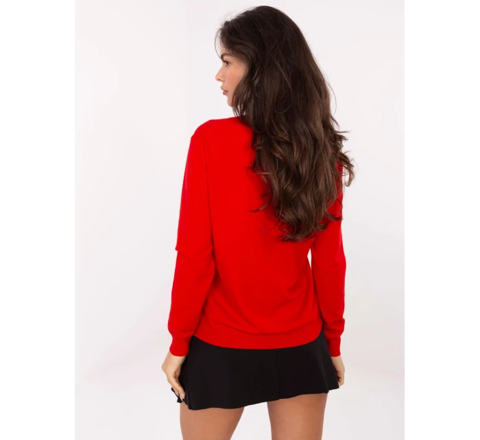 Sweter PM SW model 21334697 czerwony - FPrice Sweter PM SW model 21334697 czerwony - FPrice