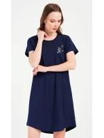 Dámská noční košile s krátkým rukávem model 20911539 - Vienetta Dámská noční košile s krátkým rukávem model 20911539 - Vienetta