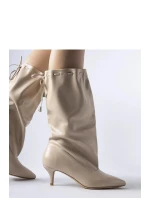 Boty na podpatku model 204479 Solea Boty na podpatku model 204479 Solea